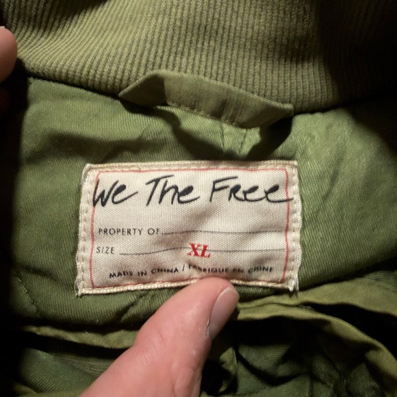 Free People Billie Military Vest Size XL - Picture 4 of 6